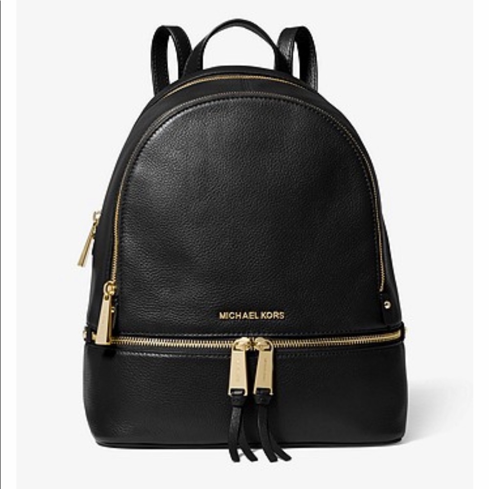 NWT black Michael Kors Backpack